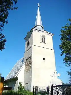 Archangels church in Borzești