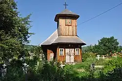 Wooden church in Păulești
