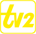 TV2's third logo (1990–2004).