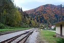View from the Ruta train station (Drava&nbsp;Railway)