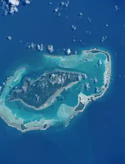 NASA astronaut photo of Raivavae island, 2001