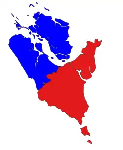 Location in Kyaukphyu district