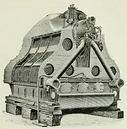 a Reed water tube boiler