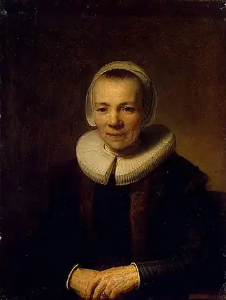 Portrait of Baertje Doomer, circa 1640 by Rembrandt