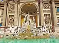 A closer look at the Trevi Fountain