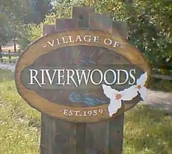 Riverwoods Sign