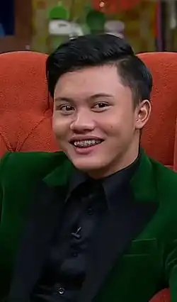 Rizky Febian guesting on Ini Talkshow