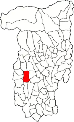 Location in Vâlcea County