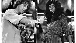 Robert Klane directing Donna Summer on set of Thank God It's Friday
