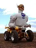 Robonaut attached to Centaur 1