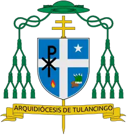 Coat of arms of the Archdiocese of Tulancingo