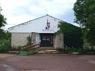 The town hall in Rosoy