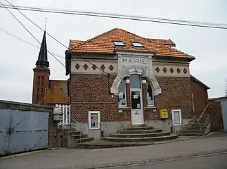 The town hall in Rouy-le-Grand