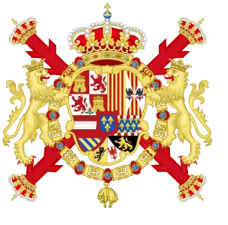 Royal Coat of Arms of Spain (1700–1761)[26]