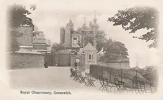 Royal Observatory, Greenwich,  1902, as depicted on a postcard