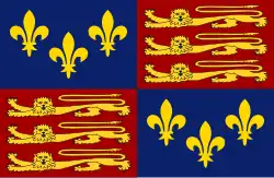 flag from the Tudor royal arms