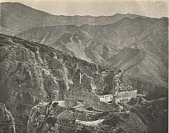 ruins of a church, Ardanuç, 1911