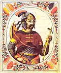 Image of Rurik in the Tsarsky titulyarnik (1672)