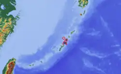 Satsuma army captures Okinoerabu Island; Satsuma fleet bypasses Yoron Island (26–28 April 1609)