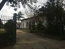 Entrance to the Sítio Morrinhos complex.