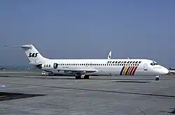 Twinjet with rear engines