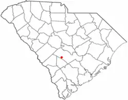 Location in Orangeburg County
