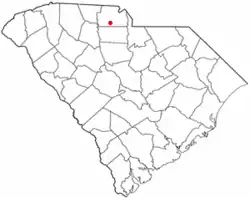 Location of McConnells, South Carolina