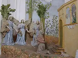 Sacro Monte di Ghiffa Unknown artist of the 18th century, Three Angels visiting Abraham