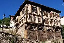 Timber-framed house in Safranbolu, as found in northern Anatolia and European Ottoman territories