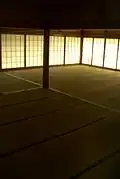 One of many large tatami rooms for guests.