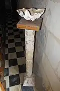 Font for Cagots in the Church of Saint-Aubin [fr] in Saint-Aubin, Landes.