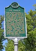 St. Paul's Episcopal Church historical marker
