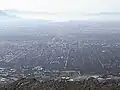 Downtown Salt Lake City, as seen from the summit of Mount Wire.