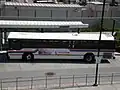 Gillig Phantom with "linear patriot" livery