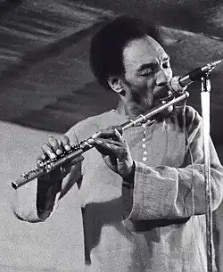 Rivers at Studio Rivbea jazz loft, July 1976, New York City