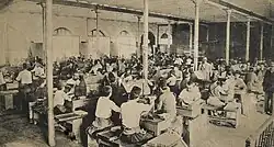 Tobacco factory in Samsun, 1910.