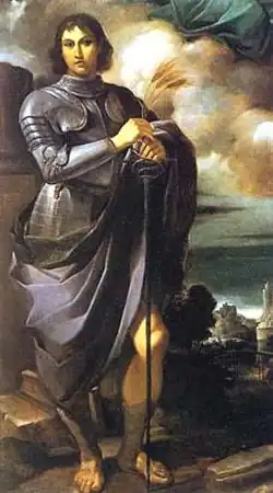 Photo of painting, Saint Pancras, by Guercino, ca. 1616