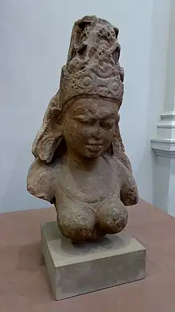 Sandstone yogini Madhya Pradesh. Pratihara period 9th century