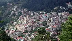 Sanjauli from hilltop