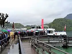 Quay on Lake Wolfgang