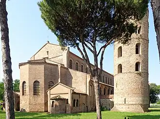 Basilica of Sant'Apollinare in Classe, Ravenna (built in the early 6th century)