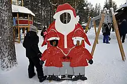 Santa Claus Village at Rovaniemi, Finlnd