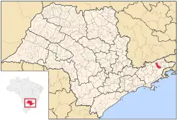 Location in São Paulo