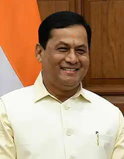 Sarbananda Sonowal with PM Modi (cropped).jpg