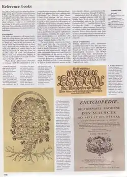 Example of an article about reference books.