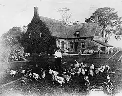 Exterior, Schenck House, 19th century. Brooklyn Museum