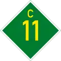 C11 road shield}}