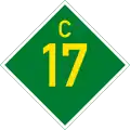 C17 road shield}}