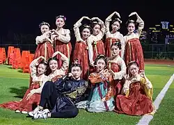School pupils in Hanfu