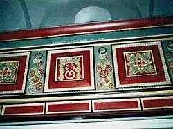 Balcony; note his signature